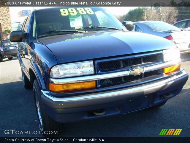 2000 Chevrolet Blazer LS 4x4 in Indigo Blue Metallic