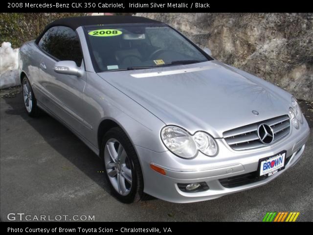 2008 Mercedes-Benz CLK 350 Cabriolet in Iridium Silver Metallic