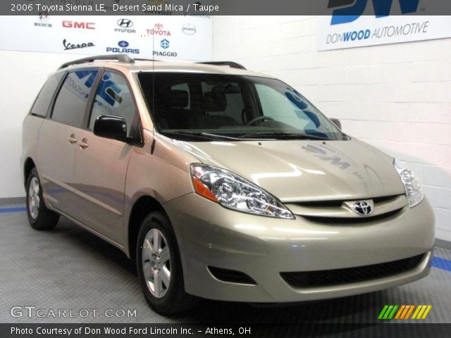 2006 Toyota Sienna LE in Desert Sand Mica