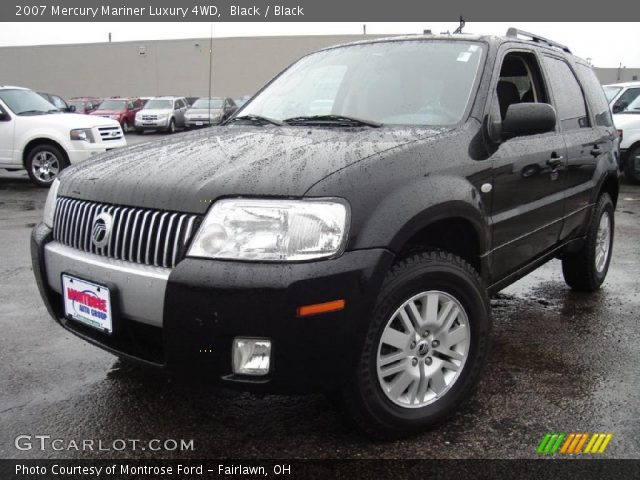 2007 Mercury Mariner Luxury 4WD in Black