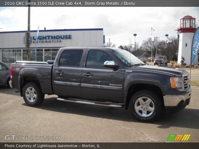 2010 GMC Sierra 1500 SLE Crew Cab 4x4 in Storm Gray Metallic