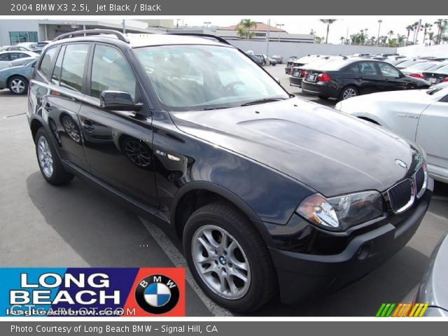2004 BMW X3 2.5i in Jet Black