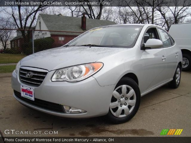 2008 Hyundai Elantra GLS Sedan in QuickSilver Metallic