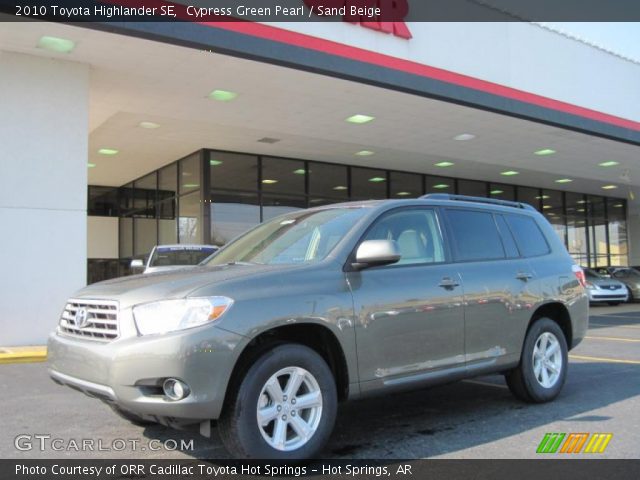 2010 Toyota Highlander SE in Cypress Green Pearl