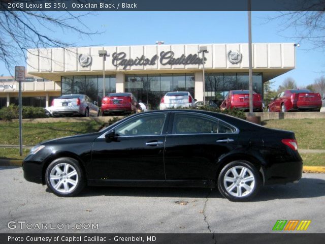 2008 Lexus ES 350 in Obsidian Black