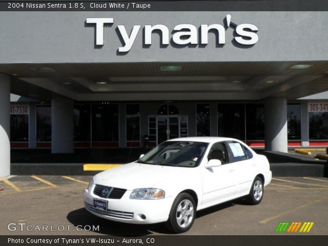 2004 Nissan Sentra 1.8 S in Cloud White