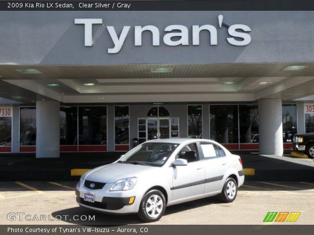 2009 Kia Rio LX Sedan in Clear Silver