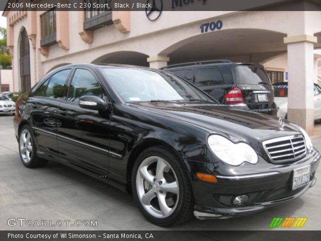 2006 Mercedes-Benz C 230 Sport in Black