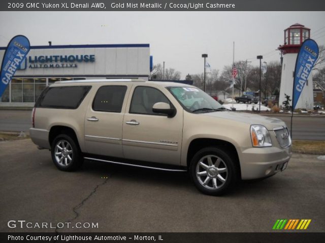 2009 GMC Yukon XL Denali AWD in Gold Mist Metallic