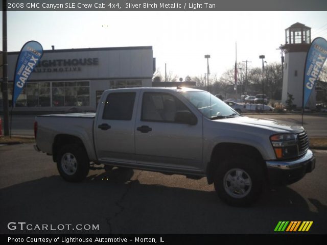 2008 GMC Canyon SLE Crew Cab 4x4 in Silver Birch Metallic