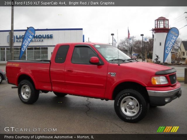 2001 Ford F150 XLT SuperCab 4x4 in Bright Red