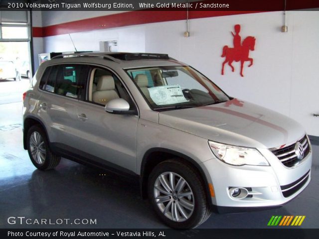 2010 Volkswagen Tiguan Wolfsburg Edition in White Gold Metallic