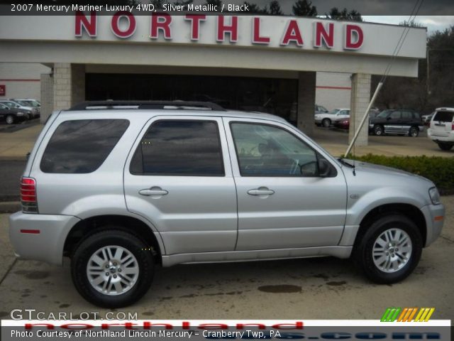 2007 Mercury Mariner Luxury 4WD in Silver Metallic