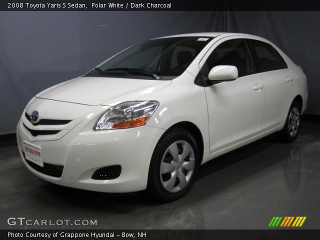 2008 Toyota Yaris S Sedan in Polar White