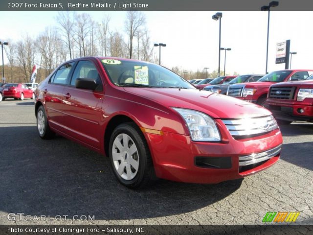 2007 Ford Fusion S in Redfire Metallic