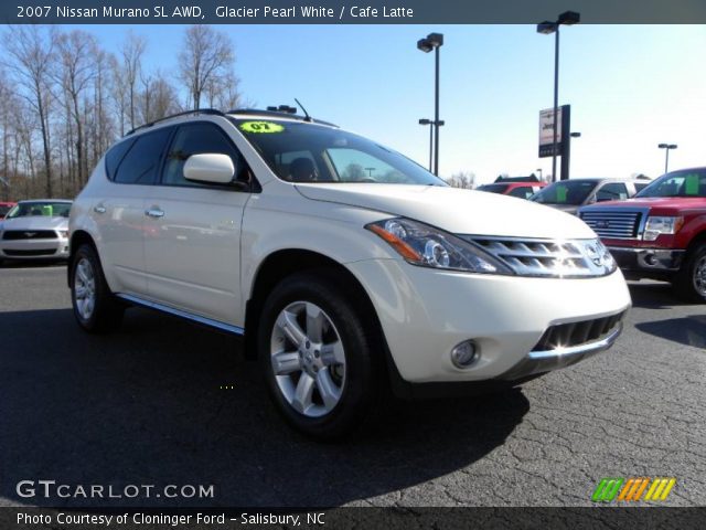 2007 Nissan Murano SL AWD in Glacier Pearl White