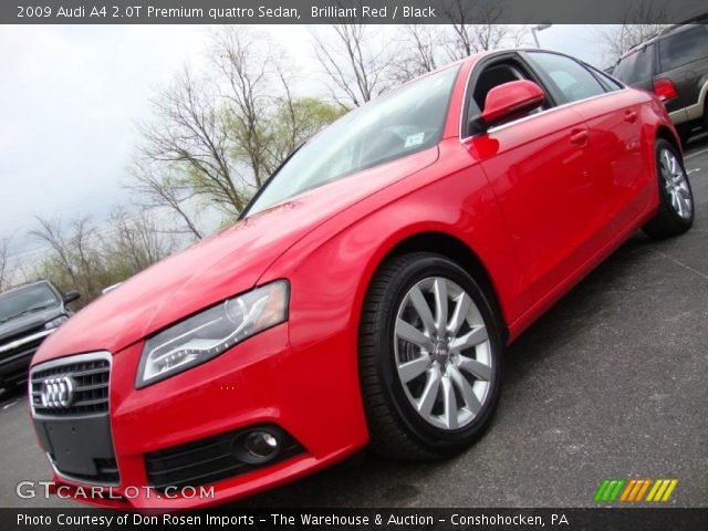 2009 Audi A4 2.0T Premium quattro Sedan in Brilliant Red