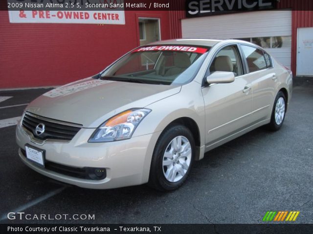 2009 Nissan Altima 2.5 S in Sonoran Sand Metallic