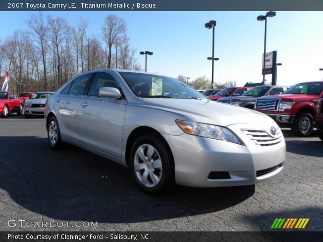 2007 Toyota Camry LE in Titanium Metallic