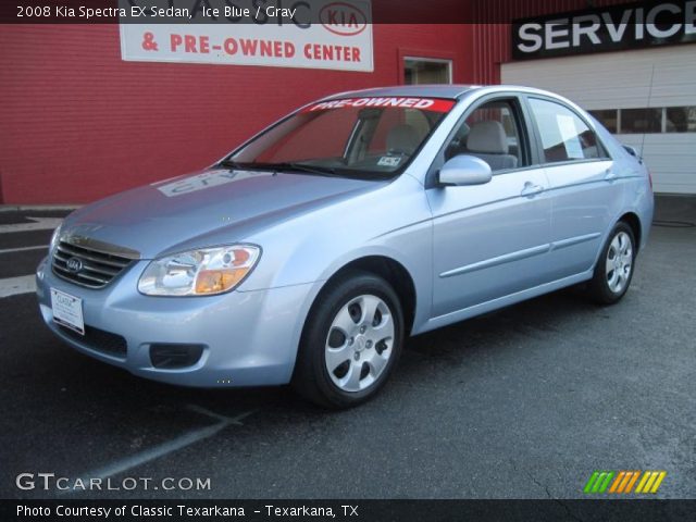 2008 Kia Spectra EX Sedan in Ice Blue