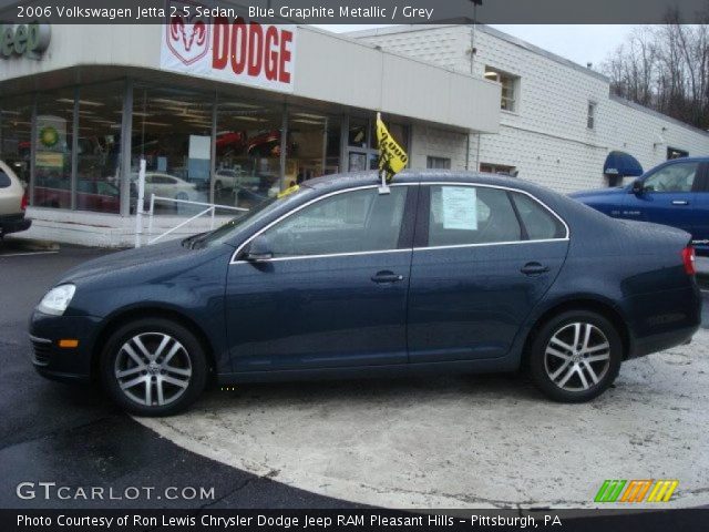 2006 Volkswagen Jetta 2.5 Sedan in Blue Graphite Metallic