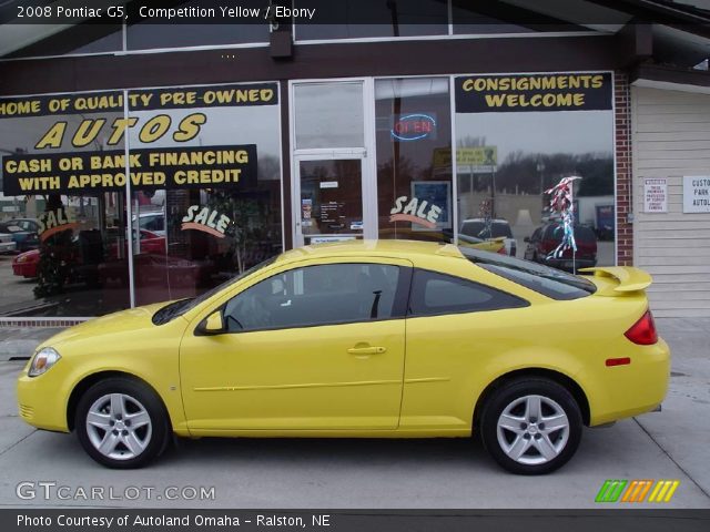 2008 Pontiac G5  in Competition Yellow