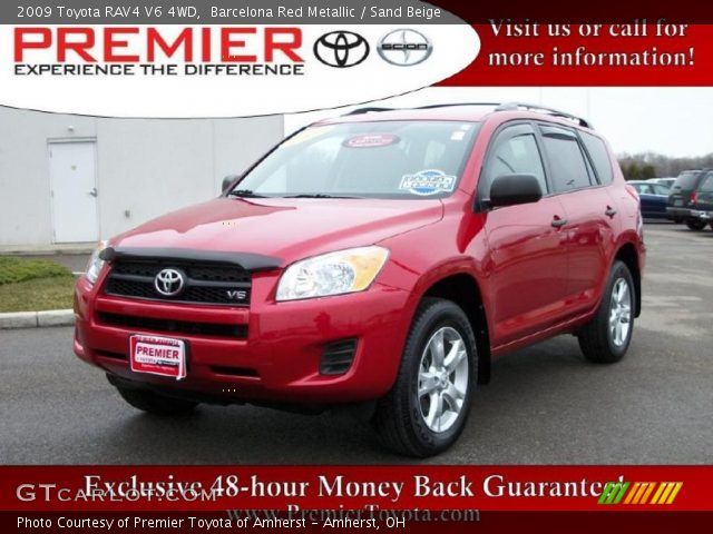 2009 Toyota RAV4 V6 4WD in Barcelona Red Metallic