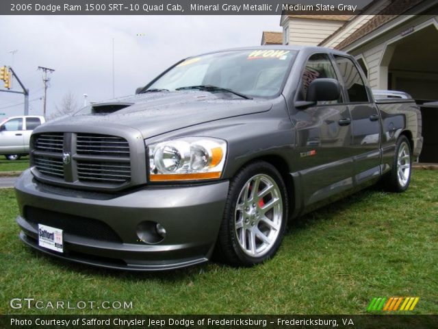 2006 Dodge Ram 1500 SRT-10 Quad Cab in Mineral Gray Metallic