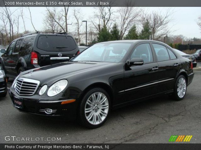 2008 Mercedes-Benz E 350 4Matic Sedan in Black