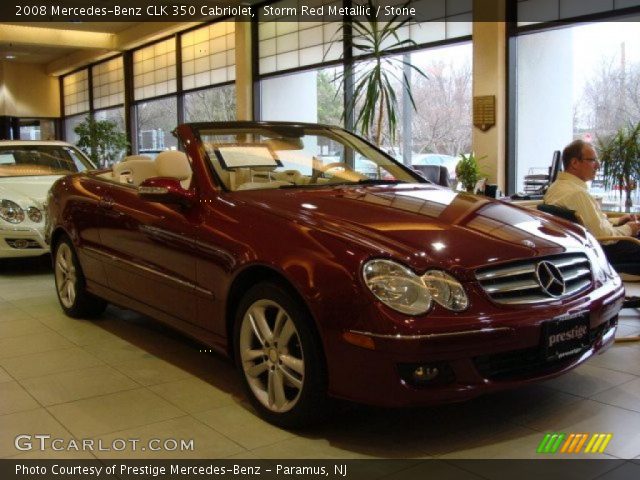 2008 Mercedes-Benz CLK 350 Cabriolet in Storm Red Metallic