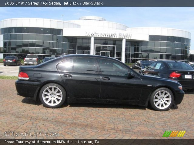 2005 BMW 7 Series 745i Sedan in Jet Black