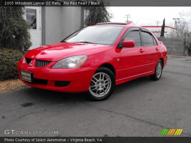 2005 Mitsubishi Lancer OZ Rally in Rio Red Pearl