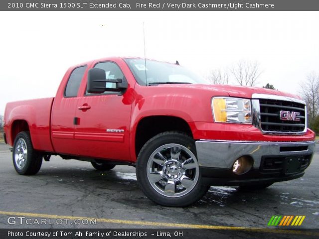 2010 GMC Sierra 1500 SLT Extended Cab in Fire Red