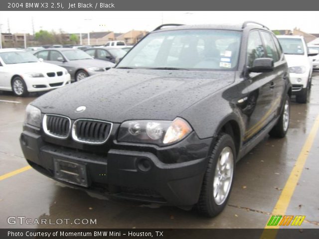 2004 BMW X3 2.5i in Jet Black