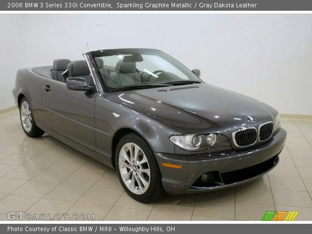 2006 BMW 3 Series 330i Convertible in Sparkling Graphite Metallic