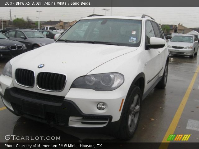 2007 BMW X5 3.0si in Alpine White