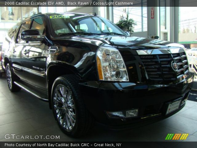 2008 Cadillac Escalade ESV AWD in Black Raven