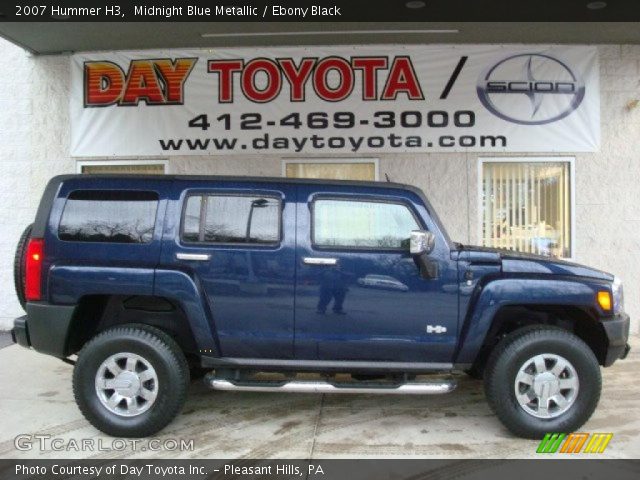 2007 Hummer H3  in Midnight Blue Metallic