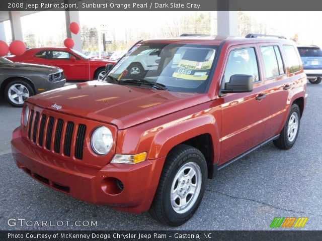 2008 Jeep Patriot Sport in Sunburst Orange Pearl