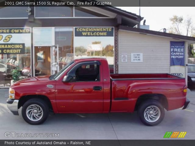 2001 GMC Sierra 1500 SL Regular Cab in Fire Red