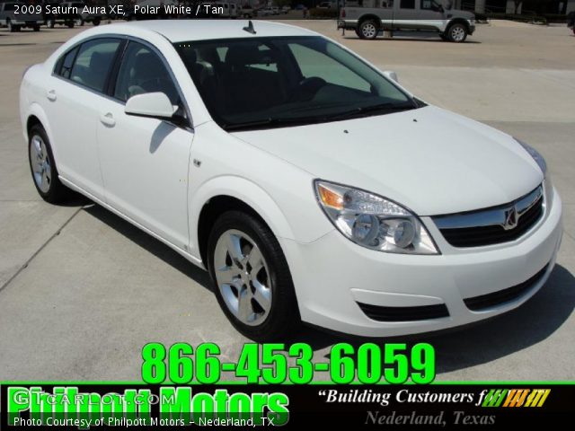 2009 Saturn Aura XE in Polar White