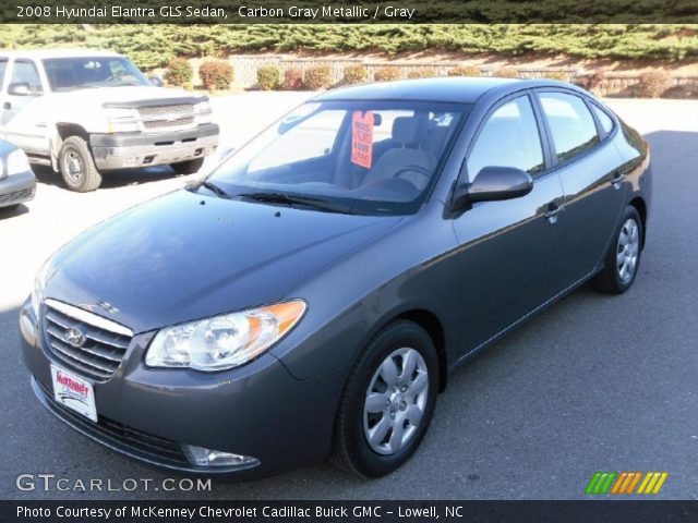 2008 Hyundai Elantra GLS Sedan in Carbon Gray Metallic
