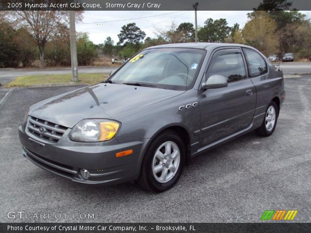 2005 Hyundai Accent GLS Coupe in Stormy Gray