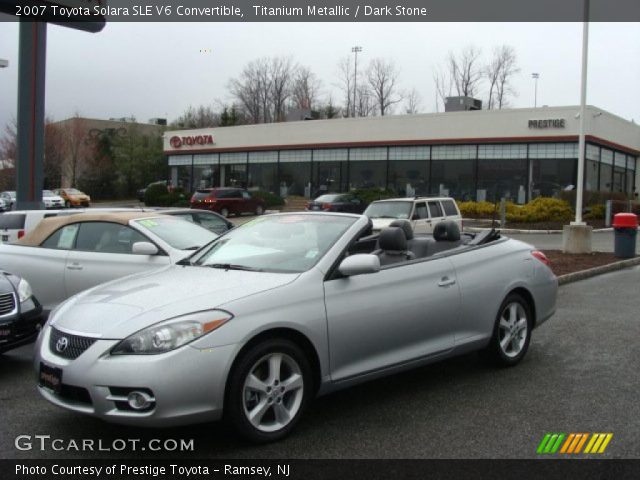 2007 Toyota Solara SLE V6 Convertible in Titanium Metallic