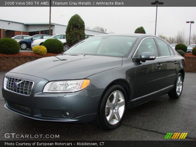 2008 Volvo S80 T6 AWD in Titanium Gray Metallic