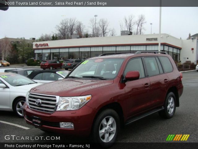 2008 Toyota Land Cruiser  in Salsa Red Pearl