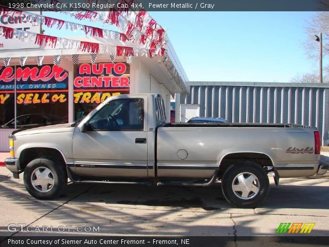 1998 Chevrolet C/K K1500 Regular Cab 4x4 in Pewter Metallic