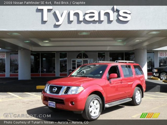 2009 Nissan Pathfinder SE 4x4 in Red Brick
