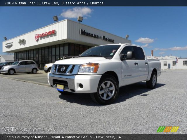 2009 Nissan Titan SE Crew Cab in Blizzard White