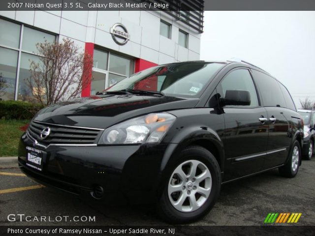 2007 Nissan Quest 3.5 SL in Galaxy Black Metallic